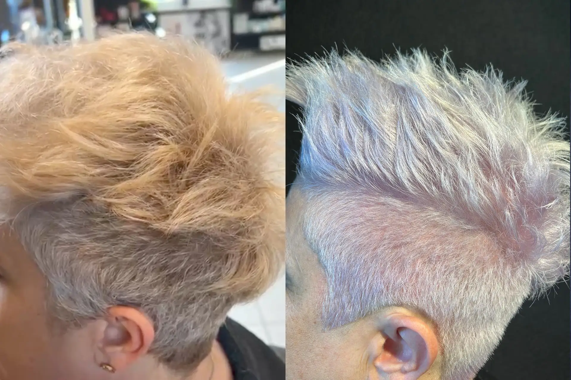 Vorher Nachher Bilder Coiffeursalon New Style M&ouml;hlin Fricktal Region Rheinfelden