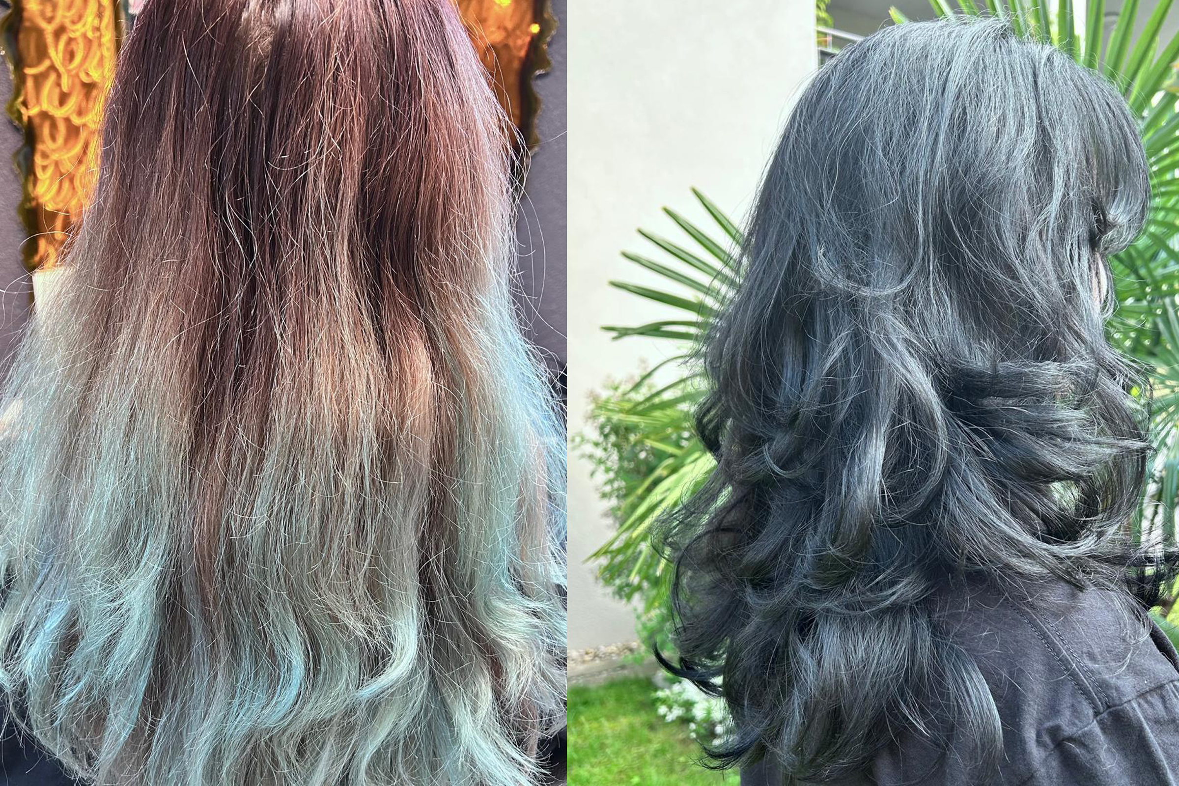 Vorher Nachher Bilder Coiffeursalon New Style Möhlin Fricktal Region Rheinfelden