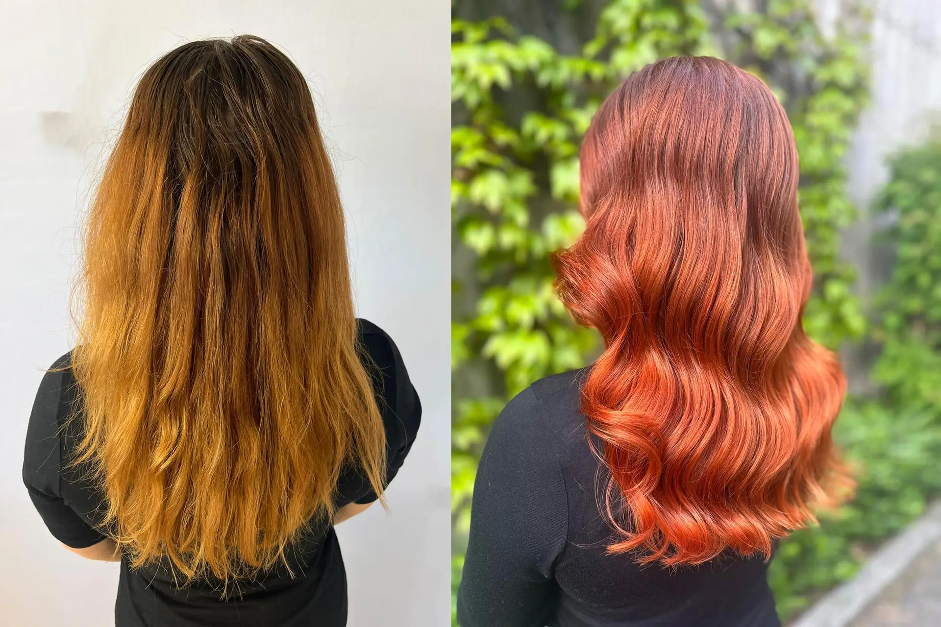 Vorher Nachher Bilder Coiffeursalon New Style M&ouml;hlin Fricktal Region Rheinfelden